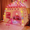 Image of Children Tent Baby Princess Playhouse Super Large Room Crawling Indoor Outdoor Tent Castle Princess Living Game Ocean Balls Shopping