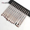 Image of MAANGE Makeup Brushes Pro Pink Brush Set Powder EyeShadow Blending Eyeliner Eyelash Eyebrow Make up Beauty Cosmestic Brushes Shopping