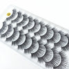 Image of Lashes 5/10 Pairs 3D Faux Mink Eyelashes Fluffy Soft Natural Long False Eyelashes Eyelashes Reusable Eyelashes free shipping Shopping