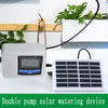 Image of Solar Energy Garden Watering Device Dual-pump Drip Irrigation System Set  Accessories Automatic Use Watering System for Flowers Shopping