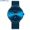 Image of CRRJU Sports Mens slim Watches Top Brand Luxury Waterproof Sport Watch Men Ultra Thin Dial Quartz Watch Casual Relogio Masculino Shopping