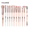 Image of MAANGE Makeup Brushes Pro Pink Brush Set Powder EyeShadow Blending Eyeliner Eyelash Eyebrow Make up Beauty Cosmestic Brushes Shopping