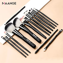 MAANGE 15/22Pcs Beauty Makeup Brushes Set Cosmetic Foundation Powder Blush Eye Shadow Lip Blend Make Up Brush Tool Kit Maquiagem Shopping