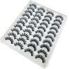 Image of 20 Pairs 18-25 mm 3d Mink Lashes Bulk Faux Thick Long Wispy Natural Mink Lashes Pack Short Wholesales Natural False Eyelashes Shopping