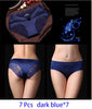 Image of 7Pcs Women's Pants exy Panties 2022 Women's Iace lingerie Solid Color Seamless briefs Mid-Rise Briefs Woman cotton underwear Shopping