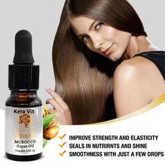 Hot sale Moroccan argan oil for hair care 3pcs*10ml Hair Oil treatment for all hair types Hair & Scalp Treatment