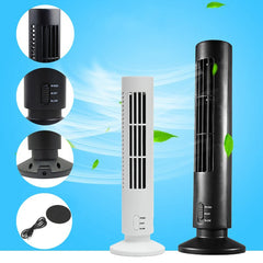 Portable USB Cooling Bladeless Fan Desktop Silent Air Conditioner Humidifier Purifier Multifunction Summer Tower Fan Shopping