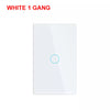 Image of GIRIER Smart Wifi Touch Switch No Neutral Wire Required Smart Home 1/2/3 Gang Light Switch 100-240V Works with Alexa Hey Google Shopping