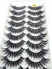 Image of Lashes 5/10 Pairs 3D Faux Mink Eyelashes Fluffy Soft Natural Long False Eyelashes Eyelashes Reusable Eyelashes free shipping Shopping