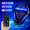 Image of Bluetooth RGB LED Face Transforming Mask Lighting Up Party Programmable For Costumes Cosplay Masquerade Props Christmas Gift Shopping