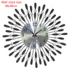 Image of Newly Wall Clock Crystal Sun Modern Style Silent Clocks for Living Room Office Home Decoration digital wall clock Shopping