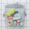 Image of Dinosaur Animal Baby Bath Toys Organizer Kids Tidy Storage Suction Bathroom Bathtub Doll Hanging Bag Basket Mesh Bag Water Toys Shopping