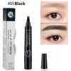 Image of 4 Point Microblading Eyebrow Pen Waterproof Fork Tip Eyebrow Tattoo Pencil Long Lasting Professional Fine Sketch Liquid Shopping