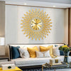 Image of Newly Wall Clock Crystal Sun Modern Style Silent Clocks for Living Room Office Home Decoration digital wall clock Shopping