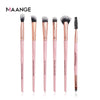 Image of MAANGE Makeup Brushes Pro Pink Brush Set Powder EyeShadow Blending Eyeliner Eyelash Eyebrow Make up Beauty Cosmestic Brushes Shopping