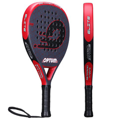 OPTUM ELITE Carbon Fiber Tennis Padel Racket Pop Tennis Paddle Raquete Padel Shovel Padel Pala with Cover Bag