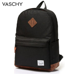 Backpack for Men and Women VASCHY Unisex Classic Water Resistant Rucksack School Backpack 15.6Inch Laptop for TeenageR Shopping