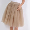 Image of Quality 5 Layers Fashion Tulle Skirt Pleated TUTU Skirts Womens Lolita Petticoat Bridesmaids Midi Skirt Jupe Saias faldas Shopping