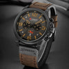 Image of CURREN Mens Watches Top Luxury Brand Waterproof Sport Wrist Watch Chronograph Quartz Military Genuine Leather Relogio Masculino Shopping