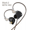 Image of KZ ZS10 Pro Gold Earphones 4BA+1DD Hybrid 10 drivers HIFI Bass Earbuds In Ear Monitor Headphones Noise Cancelling Metal Headset Shopping