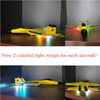 Image of RC Plane SU-35 With LED Lights Remote Control Flying Model Glider Aircraft 2.4G Fighter Hobby Airplane EPP Foam Toys Kids Gift Shopping