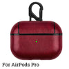 Image of For Airpods 3 Pro 2nd 1 Case Leather Protective Sleeve Earphone Cases Wireless Charging Headphone Cover For Airpods Pro 2 Case Shopping