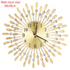 Image of Newly Wall Clock Crystal Sun Modern Style Silent Clocks for Living Room Office Home Decoration digital wall clock Shopping