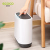 Image of Ecoco 10L Trash Cans For The Kitchen Bathroom Wc Garbage Rubbish Bin Large Capacity Dustbin Bucket Crack Press-Type Waste Bin Shopping