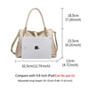 Image of FOXER Women Crossbody Shoulder Bag Female Split Leather Handbag Fashion Lady Tote High Capacity Top Handle All-match Office Bags Shopping