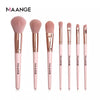 Image of MAANGE Makeup Brushes Pro Pink Brush Set Powder EyeShadow Blending Eyeliner Eyelash Eyebrow Make up Beauty Cosmestic Brushes Shopping