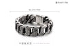 Image of KALEN Punk 20mm Chunky Link Chain Bracelet Men Stainless Steel Myterious Symbol Charm Bike Chain Biker Armband Male Jewelry Shopping