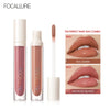 Image of FOCALLURE Moisturizing Liquid Lipstick High Pigment Plumpling Lipgloss Waterproof Not-sticky Lip Balm Lip Tint Makeup Cosmetics Shopping