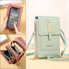 Image of Simple Transparent Touch Screen Phone Crossbody Bag Shopping