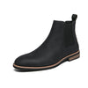 Image of Plus Size High-top Pointed Leather Shoes Men's British Pointed Chelsea Boots Shopping