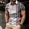 Image of Men's Fashion Plaid Short-sleeved Top Shopping