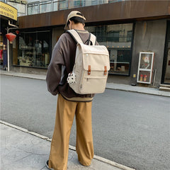 New Japanese Style Simple Junior High School Backpack