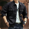 Image of High-grade Overalls Loose American Retro Lapels Jacket Shopping