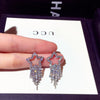 Image of New Fashion Elegant Silver Pin Earrings Shopping