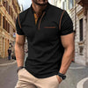 Image of Men's Short-sleeved Quick-dry Casual Polo Shirt Shopping