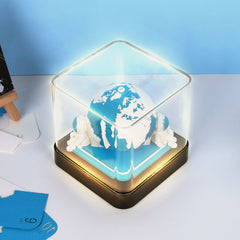 Earth Calendar Light Panoramic 3d Three-dimensional Creativity Paper Carving Desk Calendar Sticky Notes Shopping