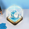 Image of Earth Calendar Light Panoramic 3d Three-dimensional Creativity Paper Carving Desk Calendar Sticky Notes Shopping