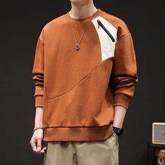 Round Neck Sweater Men's Spring Leisure Bottoming Shirt Shopping