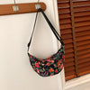 Image of Big Flower Ethnic Crossbody Bag For Women Shopping