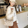 Image of Fashionable Stylish Diamond Embroidery Thread Street Trendy Crossbody Bag Shopping