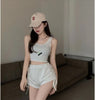 Image of Cotton Sports Casual Pants Sexy Drawstring High Waist Shopping