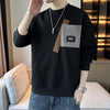 Image of Round Neck Bottoming Shirt Ins Casual Sweatshirt Loose Shopping