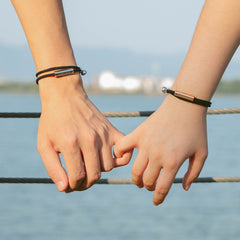 Stainless Steel Magnet Attractive Couple Bracelet Pair Shopping