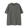 Image of Heavy Men's Cotton Brand High Street Short Sleeve Loose T-shirt Shopping