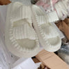 Image of Soft And Comfortable Lamb Wool Women's Cotton Slippers Shopping