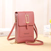 Image of Simple Transparent Touch Screen Phone Crossbody Bag Shopping